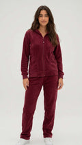 Cherry Red Fleece Tracksuit
