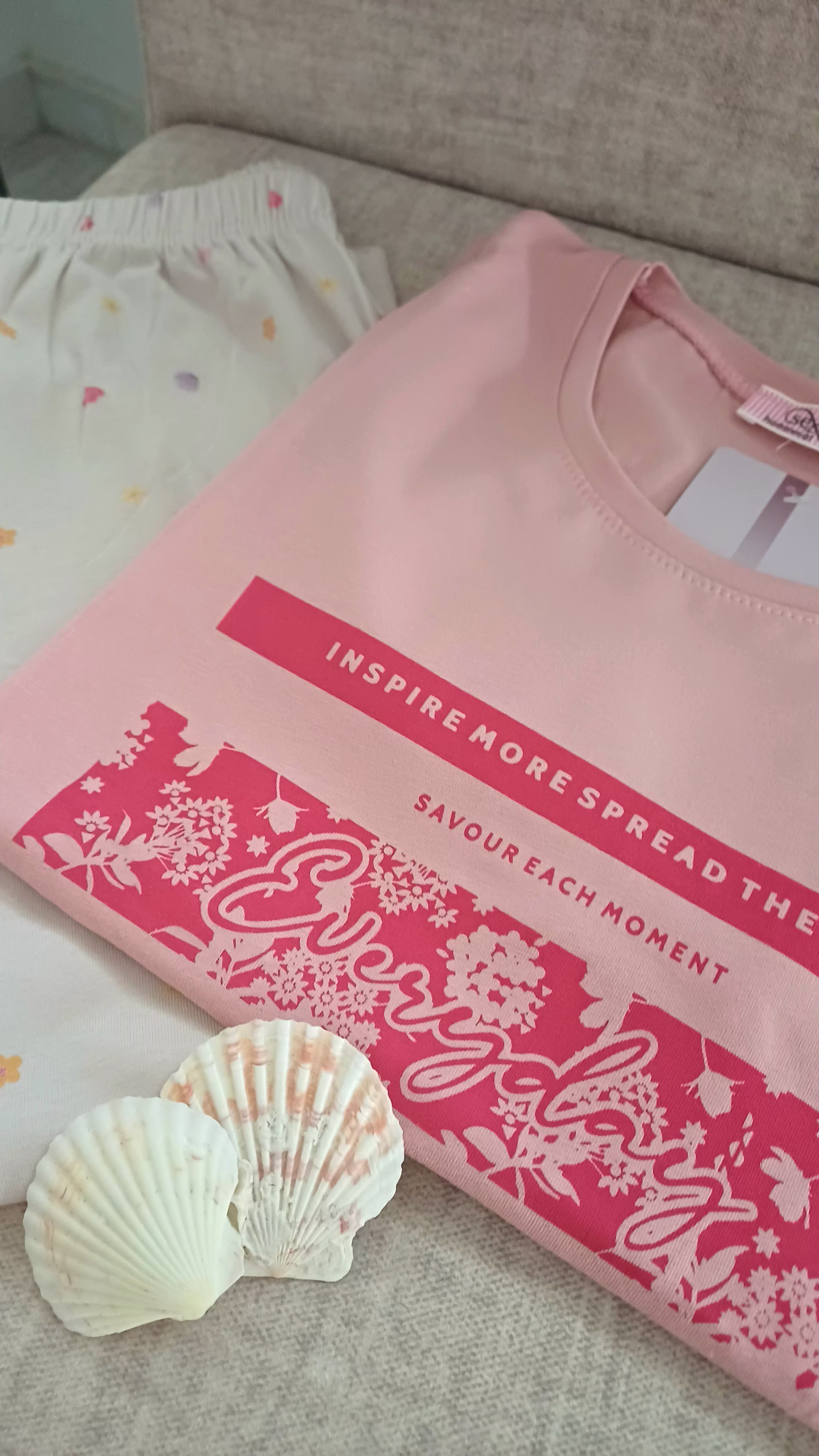 "Everyday Pink" Cotton Pj