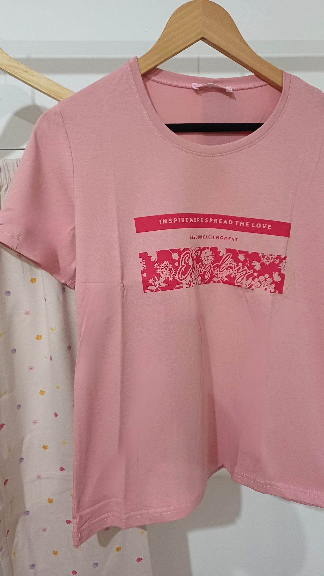 "Everyday Pink" Cotton Pj