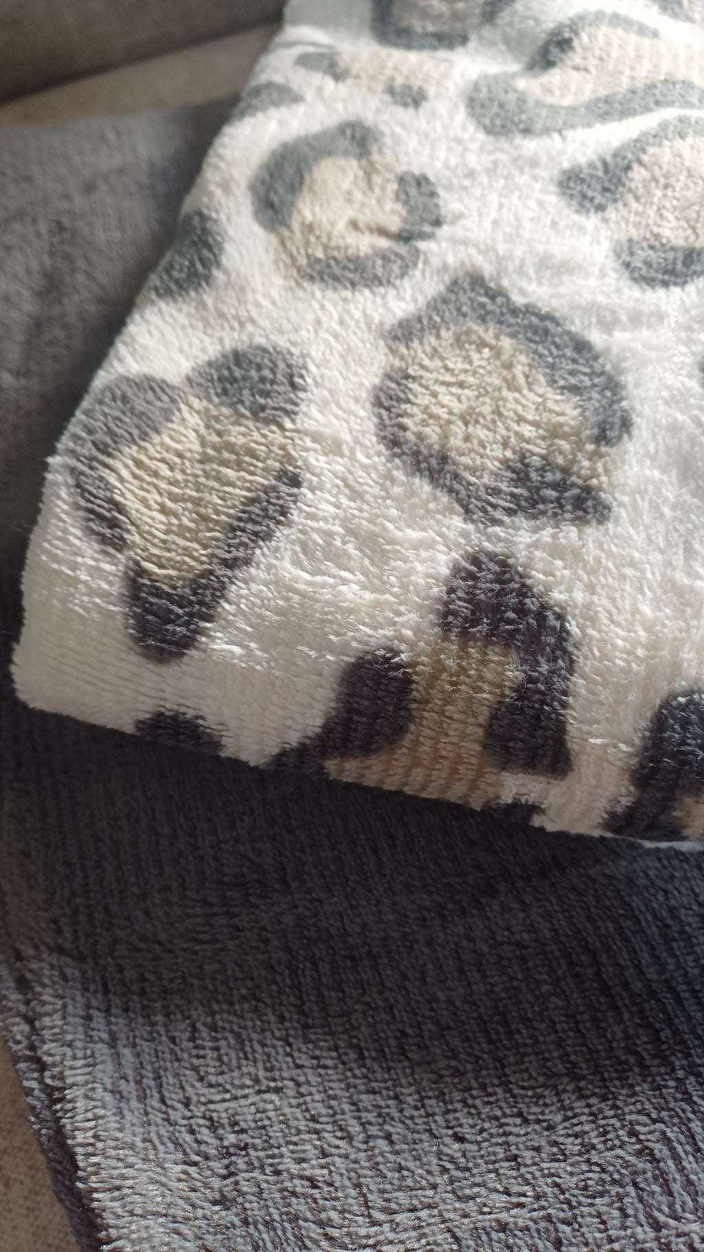 Leopard Print Soft Fleece Pyjama Set