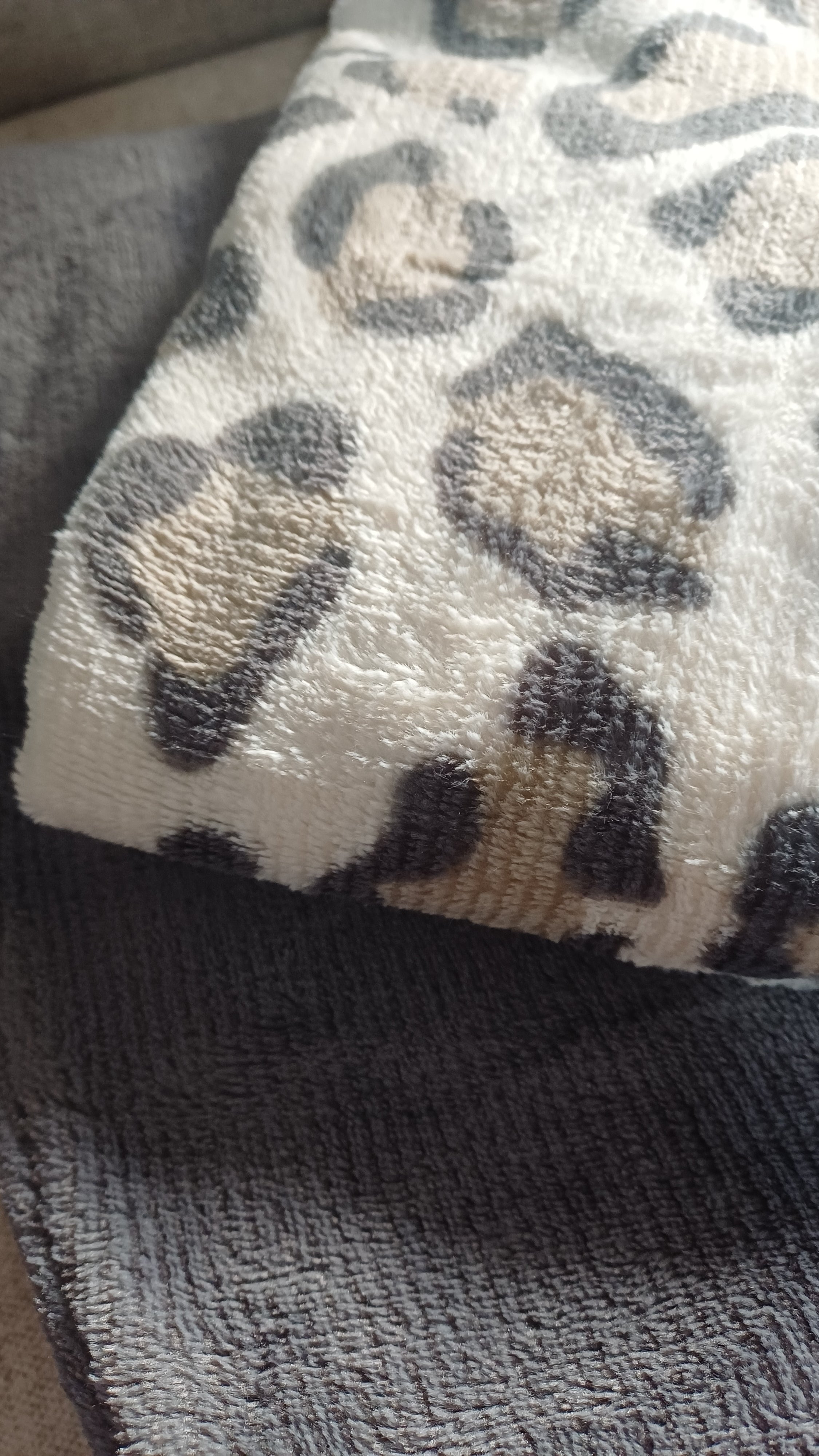Leopard Print Soft Fleece Pyjama Set