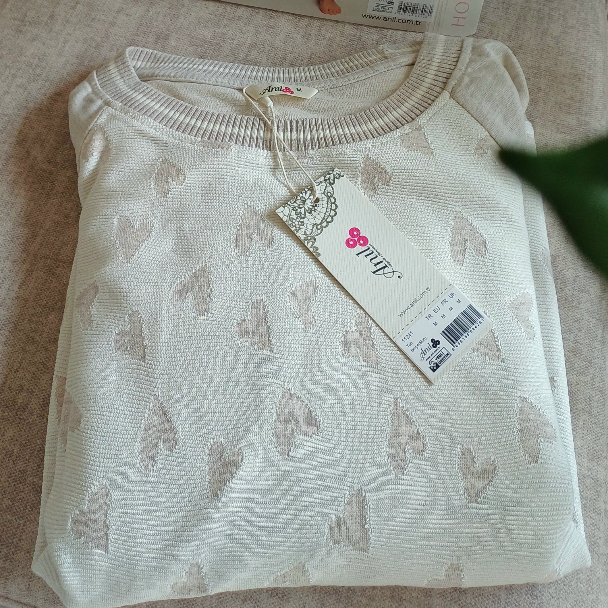 Cloud-Soft Heart Print Loungewear set