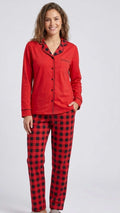 Lull Classic Check Cotton Pajama Set