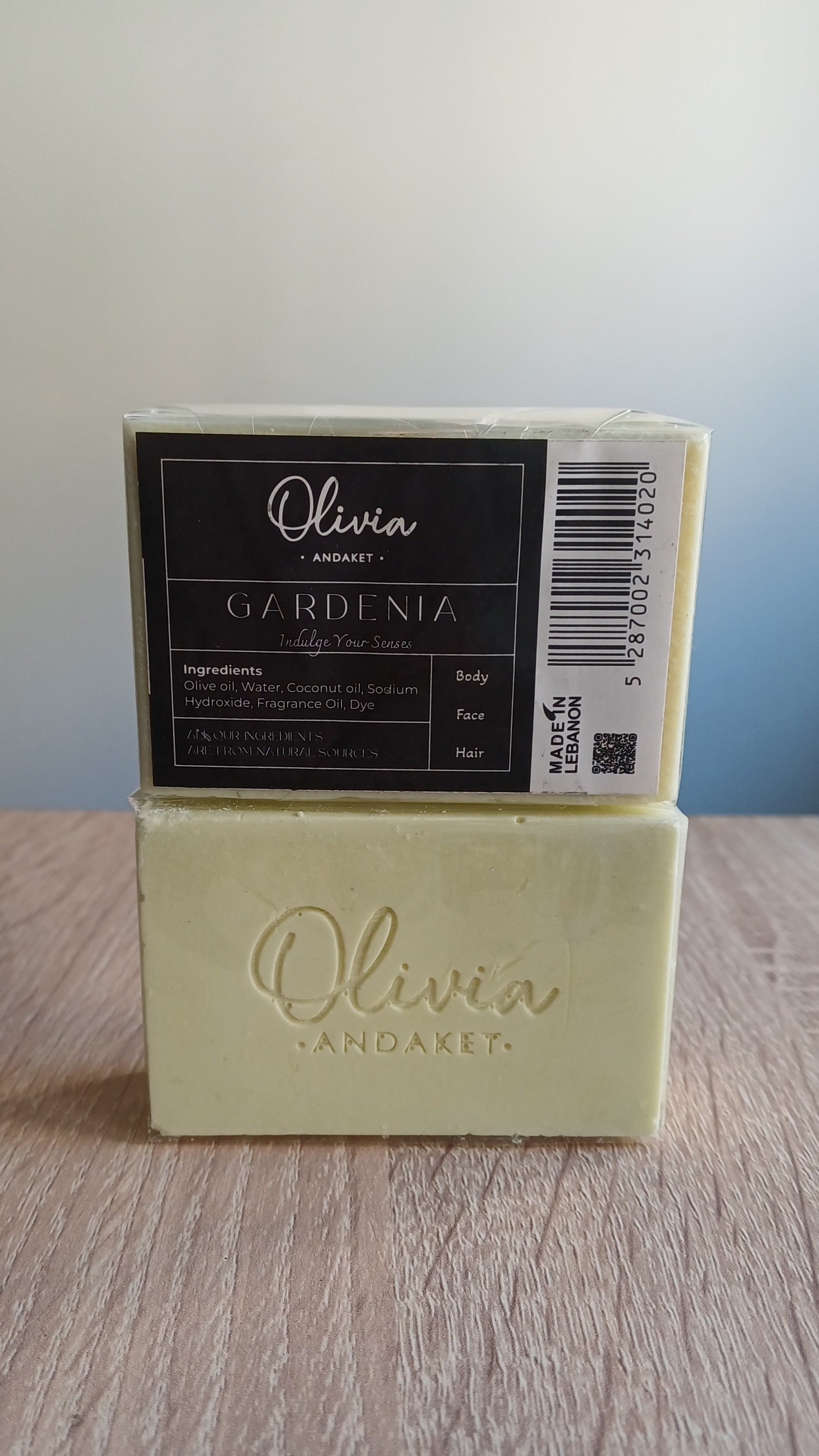 Olivia Andaket Olive Oil Soap Bar - Gardenia