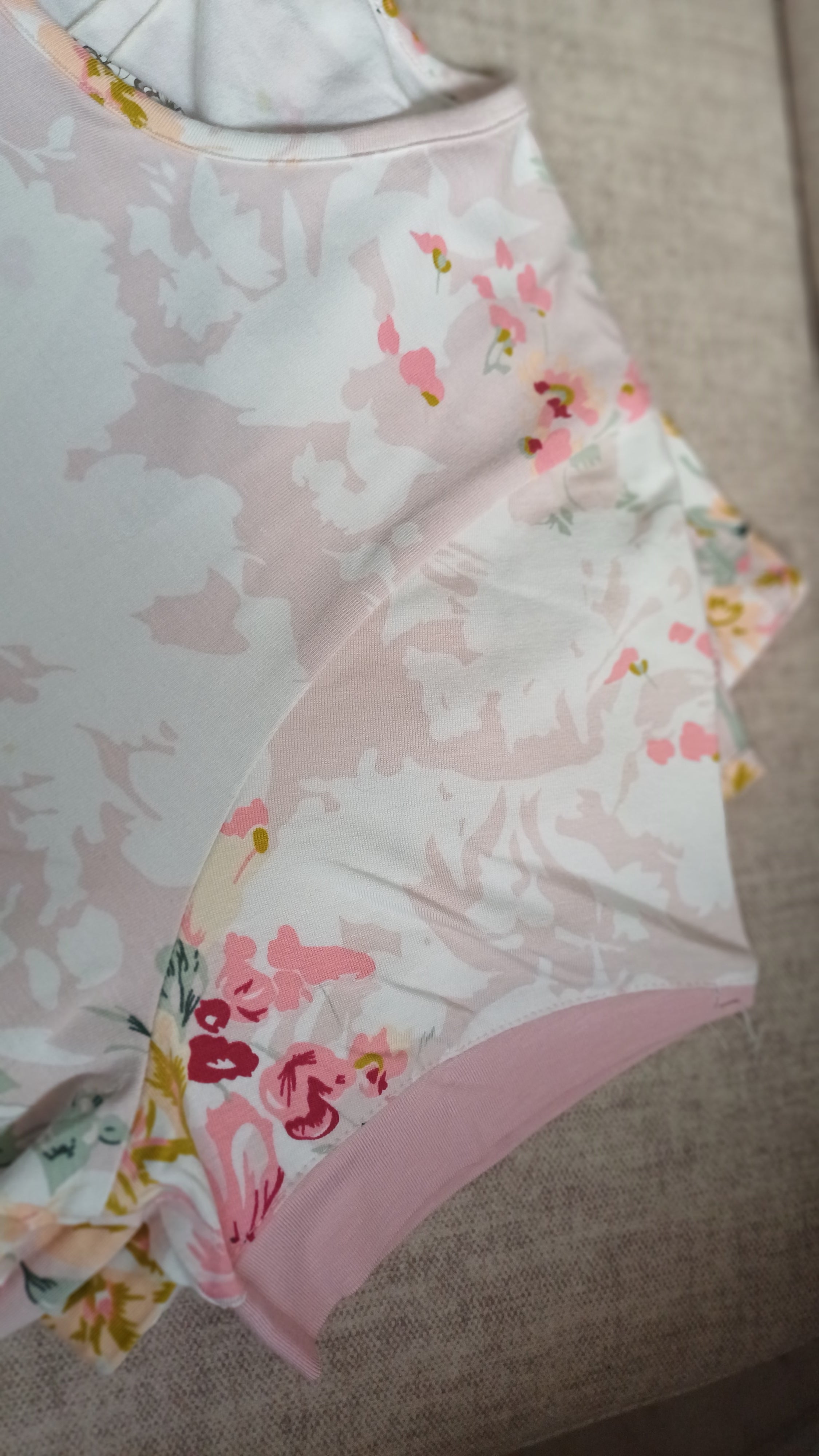 "Floral Whisper" Bamboo Nightshirt