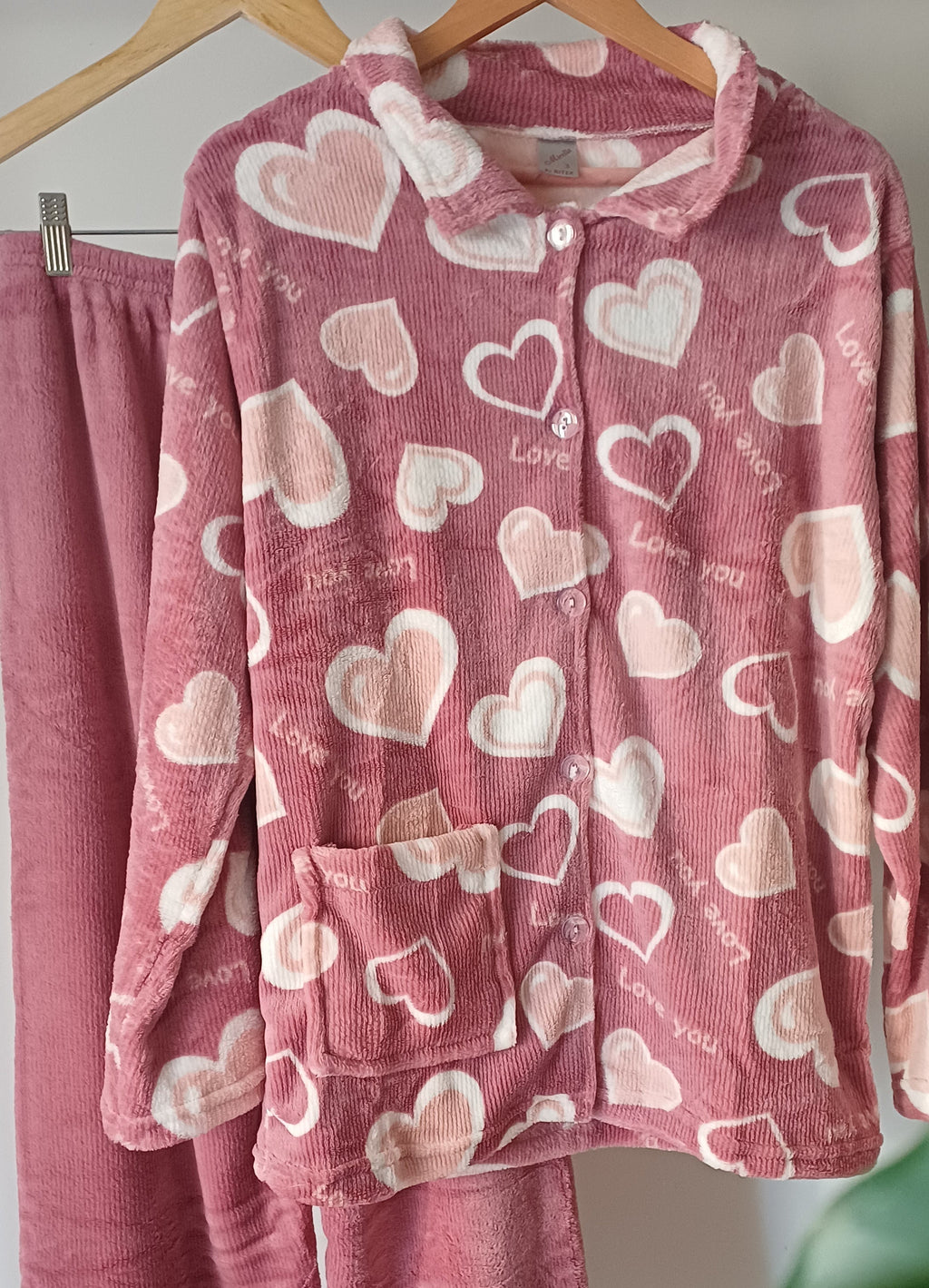 Pink Hearts Pyjama Set
